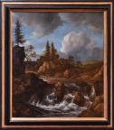 Jacob Isaacksz van Ruisdael - Paysage à la cascade