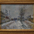 Claude Monet - Le Boulevard de Pontoise à Argenteuil, neige