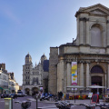 Bibliothèque et église St-Michel