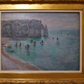 Claude Monet - Etretat, la porte d'aval - Bateaux de pêche sortant du port