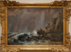 Gustave Courbet - La trombe, Etretat